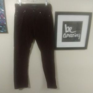 Banana Republic Vintage Straight Burgundy Corduroy